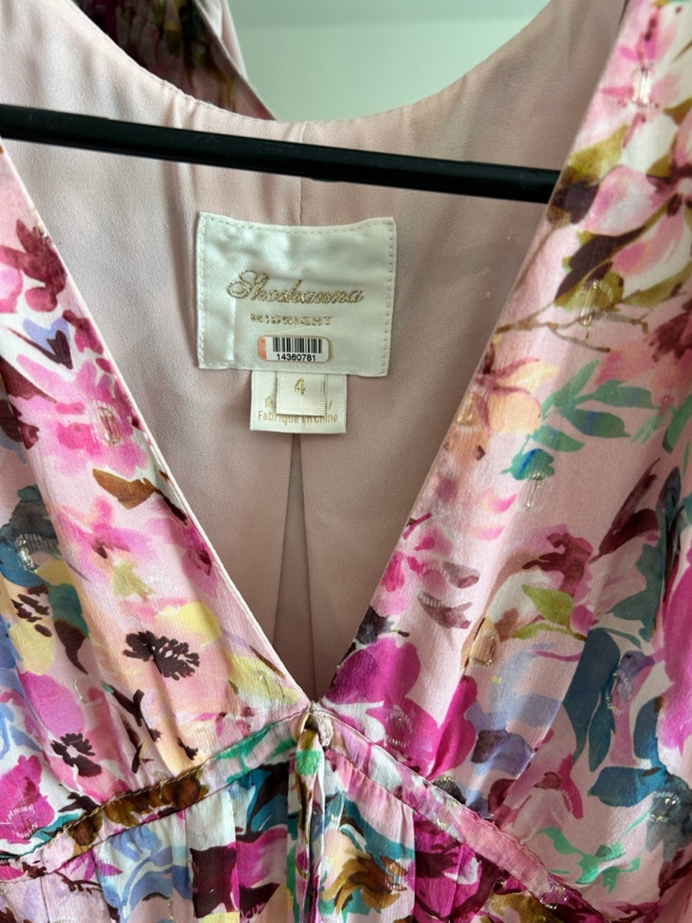 Shoshanna Zahra Neon Floral Gown - Picture 7 of 14